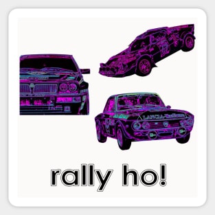 Rally ho! Sticker